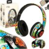 Bezdrôtové slúchadlá cez uši s technológiou Bluetooth, RGB, herné, športové, 200 mAh