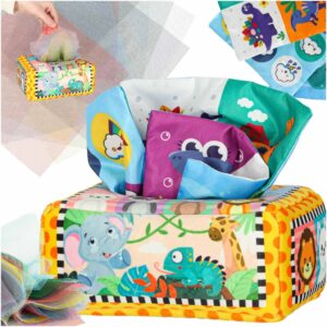 Sorter tkanivá box zmyslové montessori plyšové čísla písmená