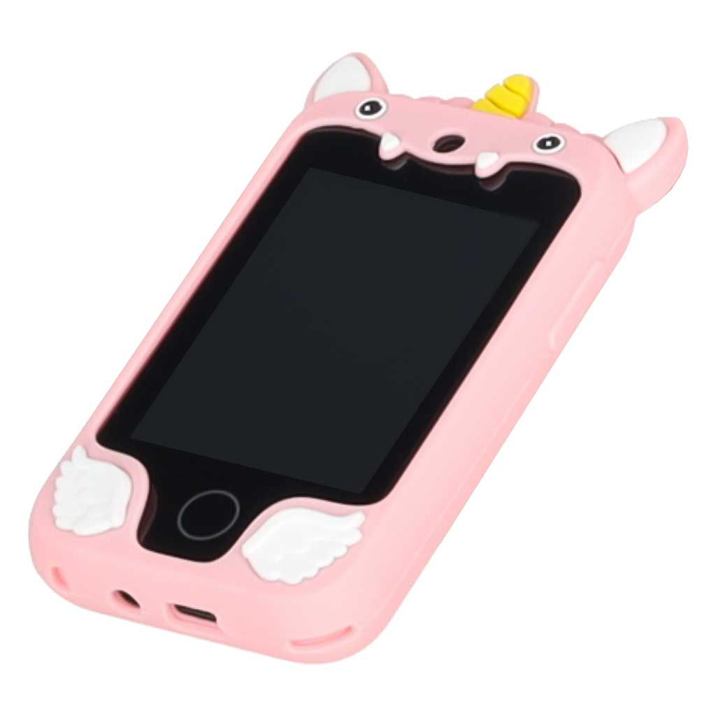 Telefon-smartfon-dla-dzieci-aparat-kamera-karta-8GB-rozowy-jednorozec-187968