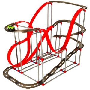 Magnetická antigravitačná autodráha 130 cm XXL, 175 dielov.