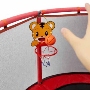 Trampolina-dla-dzieci-ogrodowa-siatka-pilki-koszykowka-155cm-czerwona-182695