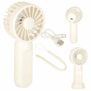 Stolný ventilátor mini ručný ventilátor prenosný USB 13,8 cm