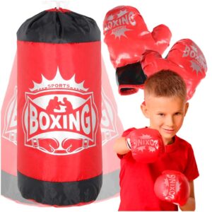 Boxovací vak a rukavice – boxerská súprava
