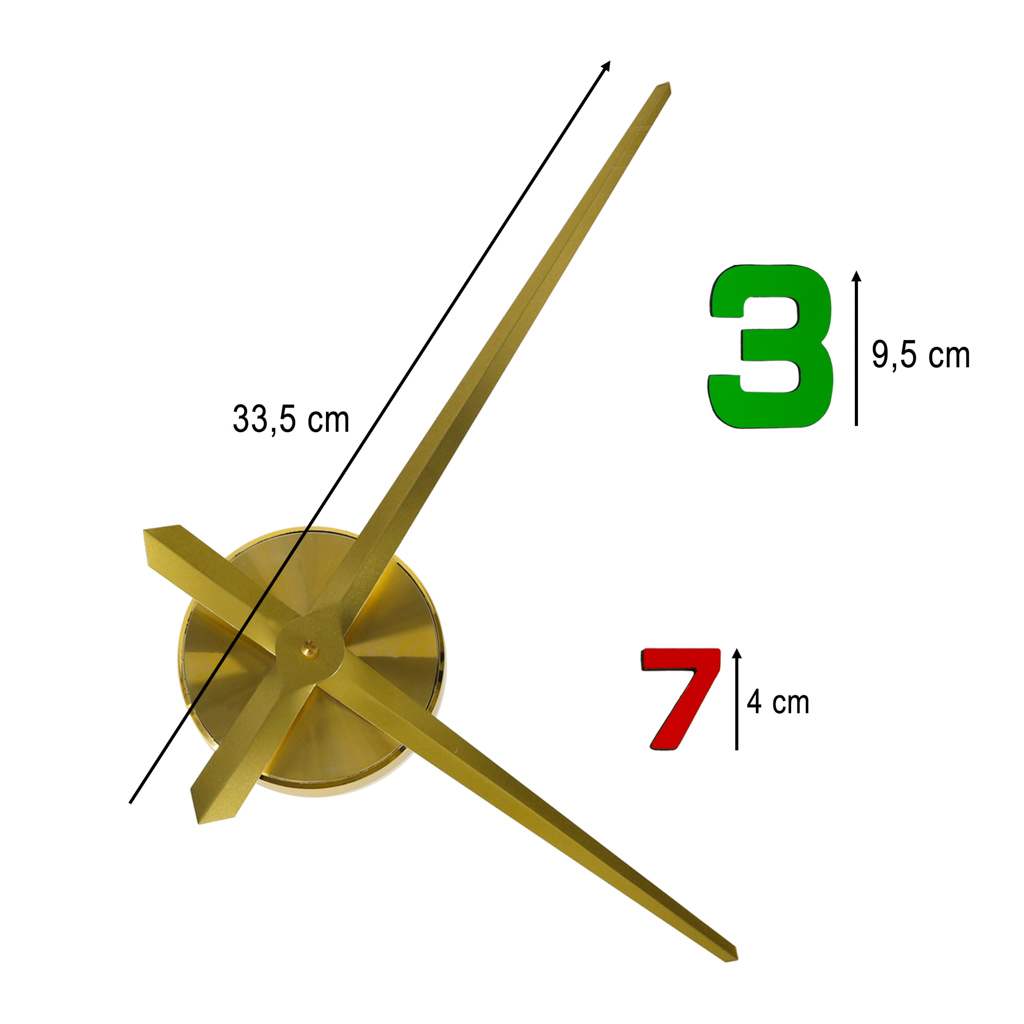 Zegar-scienny-naklejany-12-cyfr-80-90-cm-zolte-wskazowki-kolorowy-157401